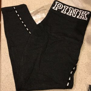 Victoria secret pink yoga leggings large